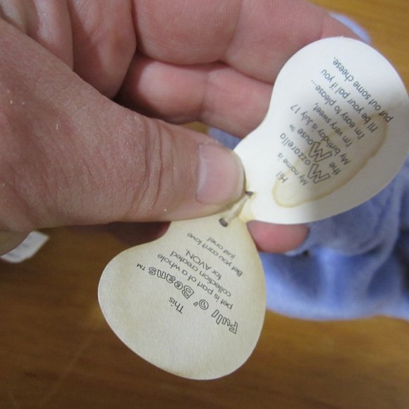 VTG 90'S FULL O'BEANS PLUSH TOYS, SET OF 4, W/TAGS, READ ALL - Picture 8 of 9